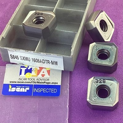 4pc   ISCAR   S845 SXMU 1606ADTR-MM  Carbide Milling Inserts; IC328 Machinist