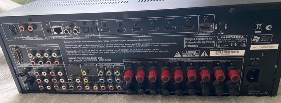 Marantz SR 5006 AV Surround Receiver Amplifier Stereo HiFi  top Zustand. - Bild 3 von 4