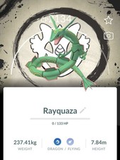 Rayquaza With Go Fest 2026 Background - Pokemon Go