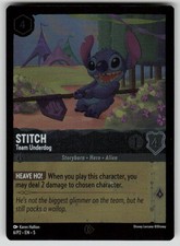 Stitch - Team Underdog Cold Foil Promo Disney Lorcana Promo Cards 6 Lorcana NM