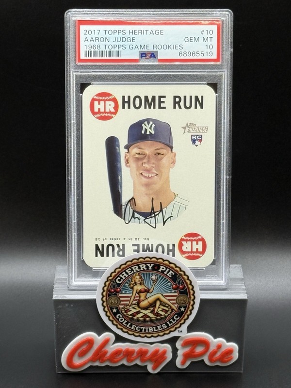 2017 Topps Heritage 1968 Topps Game Rookies AARON JUDGE RC #10 PSA 10 GEM MINT