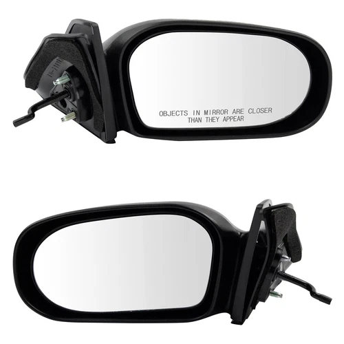 TRQ MRA57424 Manual Side View Mirror Set For Toyota Tercel 95-98 LH OR Passenger