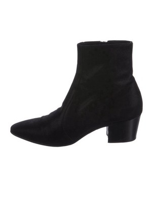 Men s YSL Saint Laurent Vassili Black Suede boots EU 42 