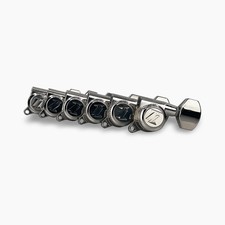 Allparts TK-7116-001 True Lok Mid-Size Locking Tuners - 6-in-line - Nickel