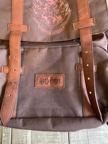 Harry Potter Up To No Good Backpack Bookbag Brown Hogwarts School Unisex - Bild 2 von 11