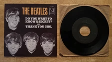 45 SP THE BEATLES DO YOU WANT TO KNOW A SECRET VEE-JAY 587