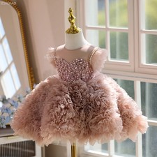 Girls Birthday Princess Dress Evening Formal Party Vestido Costumes Ball Gown