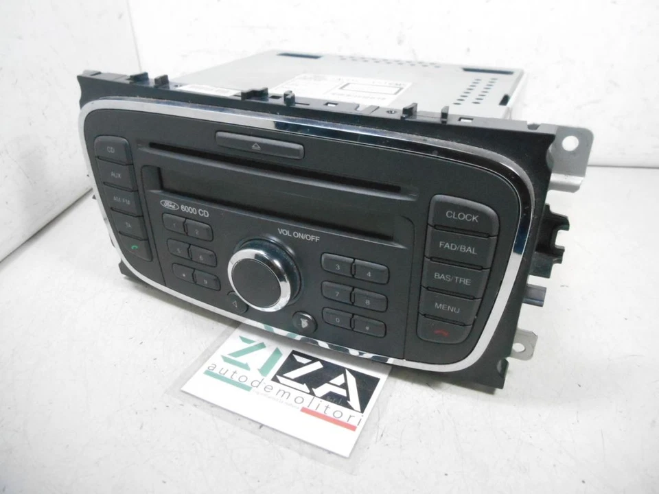 Ford Focus II 2007 Autoradio mit CD-Player 7M5T-18C815-BA CODE OK - Bild 2 von 4