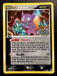 Sableye 10/100 EX Crystal Guardians