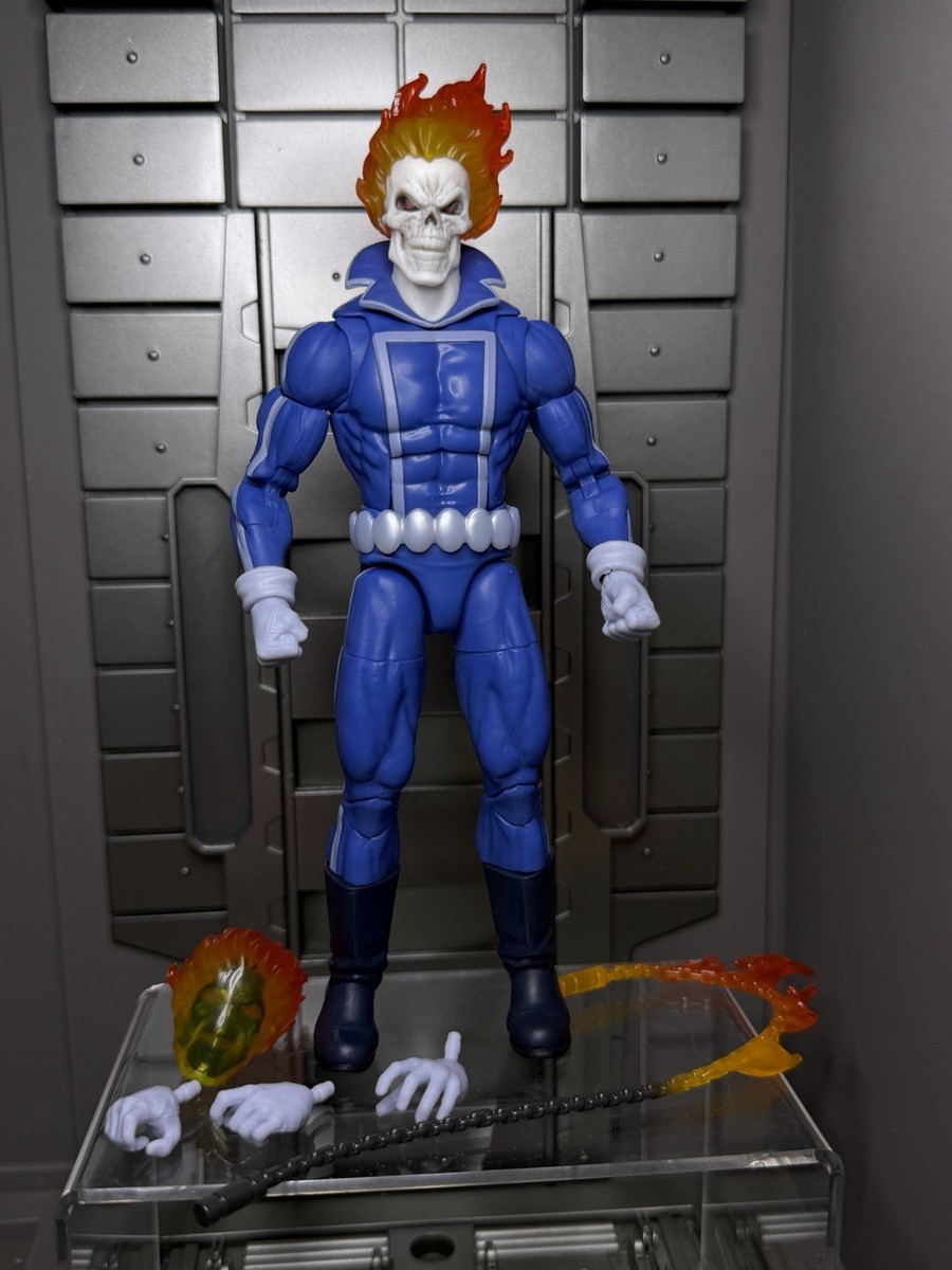 Marvel Legends Ghost Rider Johnny Blaze Blue Suit 6