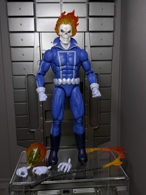 Marvel Legends Ghost Rider Johnny Blaze Blue Suit 6