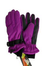 All In Motion Snow Sport Girls Purple Gloves Size 4-7