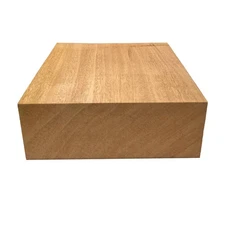 Genuine Mahogany Bowl 8x 8x 3 Woodturning Square Carving Blank– Free US Shipping