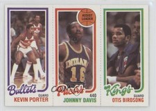 1980-81 Topps Kevin Porter Johnny Davis Otis Birdsong #125-114-250 05v0