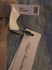 Agent Provocateur Jayce Suspender NWT Praline AP2