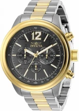 Invicta Men's 49mm Aviator Quartz Chronograph Stainless St Bracelet Watch 28901