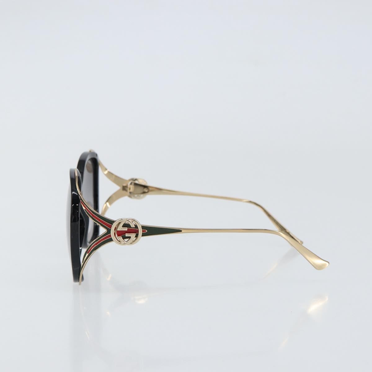 GUCCI Interlocking Web Sherry Linen Sunglasses me… - image 4