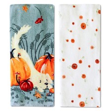 Celebrate Together Fall Kitchen Towels Set of 2 NWT