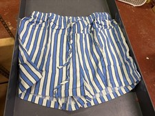 Womens Medium Cotton Elastic Waist Drawstring 4 Pocket Shorts Casual Beach