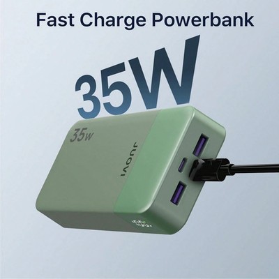 JUOVI 35W 20000mAh Superschnelllade Notstromaggregat mit integrierter Billig24