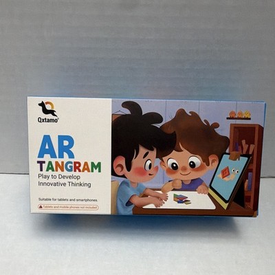 Qxtamo AR Tangram Interactive Puzzle Toy Upgrade, Requires AR Tangram App