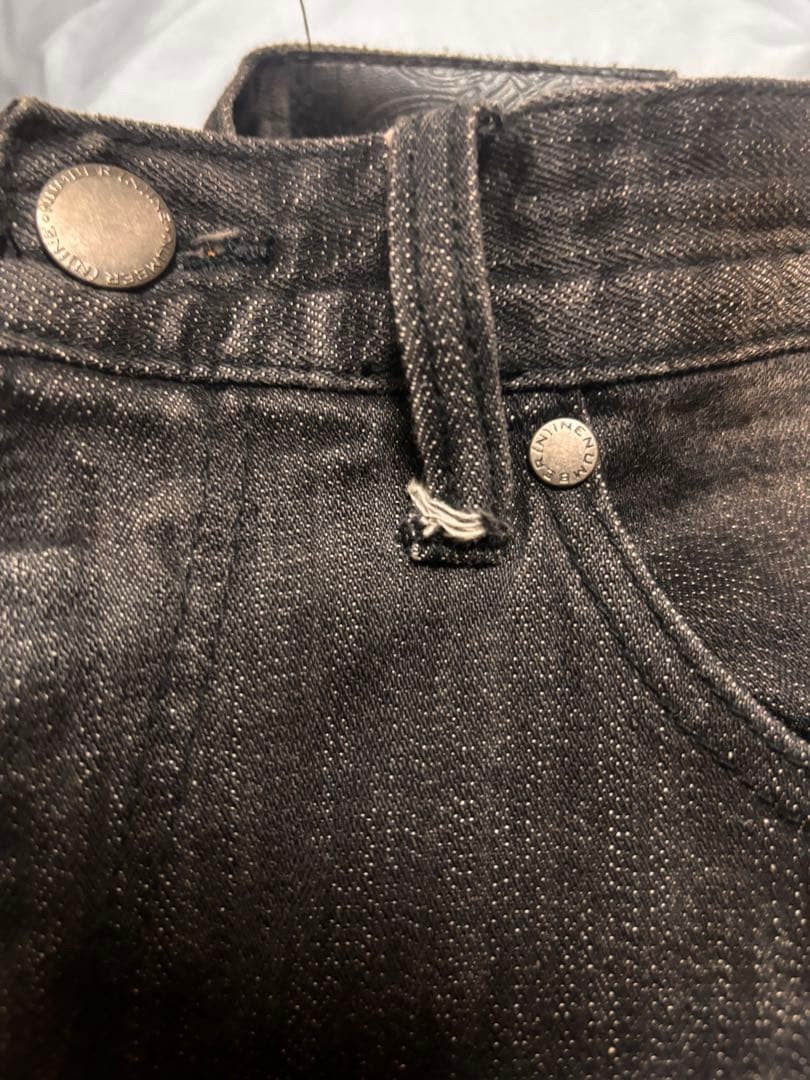 NUMBER (N)INE loveless Denim Jeans Black - Gem