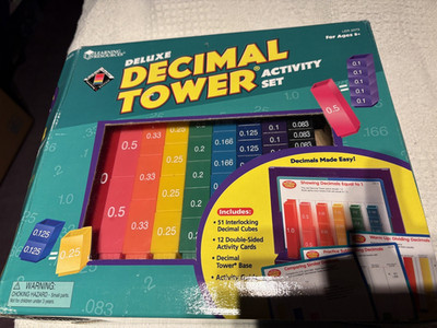 Learning Resources DELUXE Dezimalturm AKTIVITÄTSSET Alter 8+