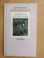 g osterwald    EINSAMKEIT  Gefährtin des Menschen          urachhaus