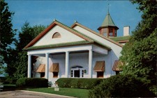 Lexington Kentucky Calumet Farm Office & Stallion Barn unused vintage postcard