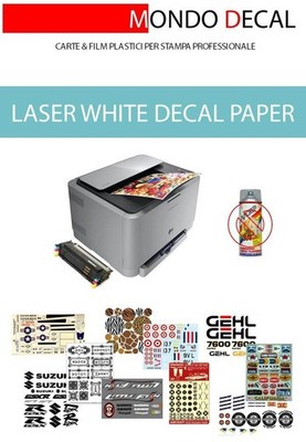 Waterslide Decal Paper A4 für Laserdrucker  Wassertransferpapier  Ideal für M...