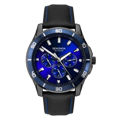 Sekonda Herren 44mm Midnight Multifunktionsuhr Brandneu Modell 1634