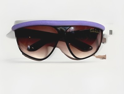 CARLOS FALCHI FRANCE ~Purple Brow ~ Gradient Sunglasses Mint