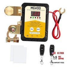 12V 240A Remote Battery 12V Remote Battery Disconnect Switch with LED Voltage