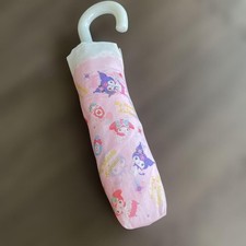 Kuromi My Melody Pink Folding Umbrella - Lightweight and Portable