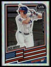 2026 Panini Stars & Stripes Prizm USA Baseball #53 Ace Reese Base Prizms Silver