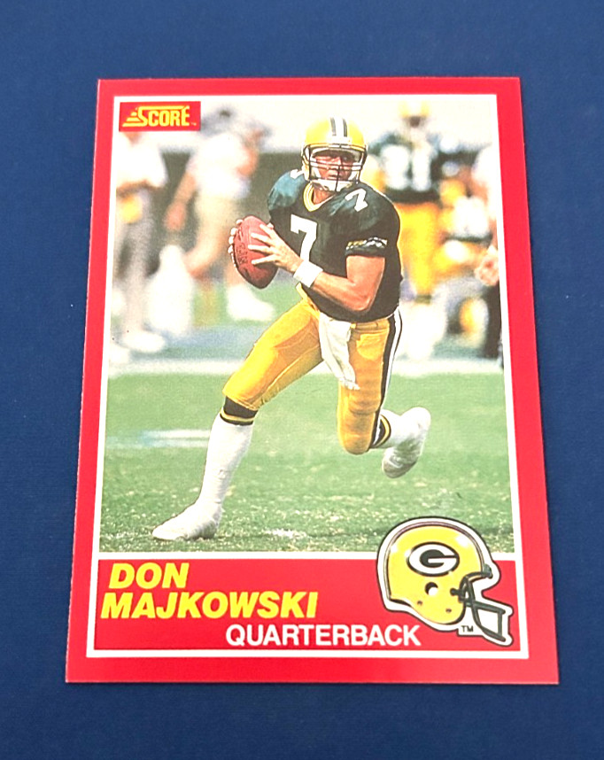 1989 Score Football Don Majkowski Rookie Card #170 Set Break NM