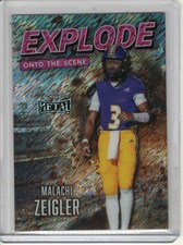 2026 LEAF METAL MALACHI ZEIGLER ROOKIE/RC #6/6 *EXPLODE ONTO THE SCENE*