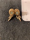 Vintage Gold Tone Screw On Earrings — photo 3