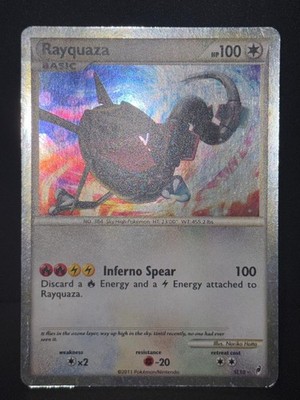 Rayquaza Sl10 HGSS Call of Legends Holo Shiny Holo Rare Pokemon