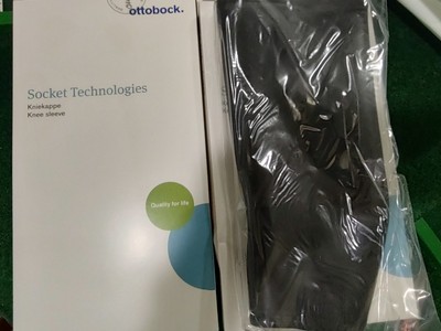 OTTO BOCK 453A3=3-7 KNEE SLEEVE PROFLEX PLUS BLACK SIZE 1