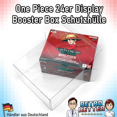 Schutzhülle One Piece 24 er Display Booster 0,5 OP13 OP14 OP15 Case Hülle Schutz
