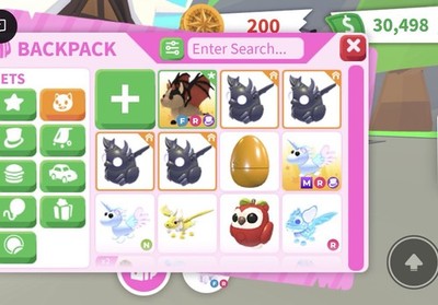 Adopt Me! Bat Dragon Teen Fly Ride + Friend 11 Virtual Game Item/Asset