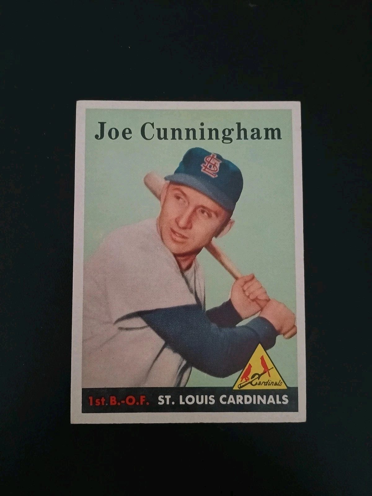 1958 Topps Set Break Joe Cunningham # 168 Free Shipping