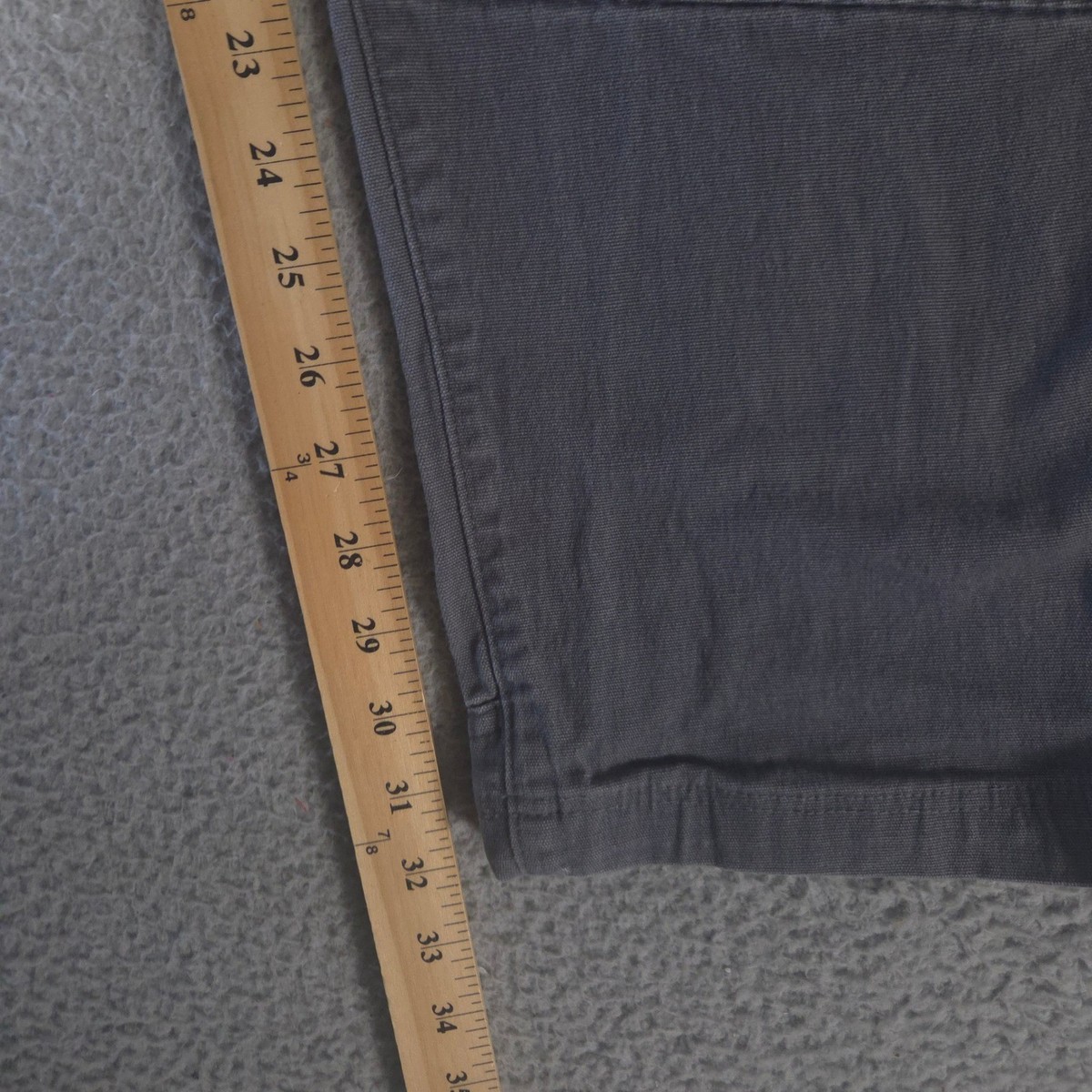 Origin Pants Mens 36x34 Grey Thrive Workwear Tradesman Straight Double Knee USA View 3