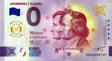 Null Euro Schein - 0 Euro Schein - Grimmwelt Kassel 2025-3 Anniversary