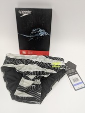 Speedo Boys Youth Size 26 Competitive Contort Stripes Brief SwimSuit Endurance