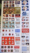 200 USPS FOREVER CHRISTMAS STAMPS-- 10 Diff. BOOKS of 20 ea-  FACE VALUE-$156