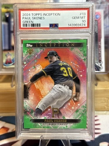 2024 Topps Inception Paul Skenes Rookie Green Parallel. PSA 10 #13