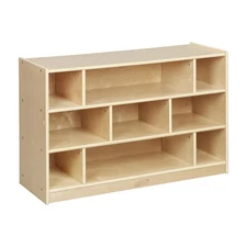 ECR4KIDS MOBILE BLOCK STORAGE CART, MEDIUM, CLASSROOM FURNITURE, NATURAL