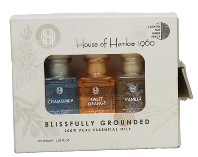 3 House of Harlow Blissfully Grounded 100% Pure Essential Oils Chamomile Orange